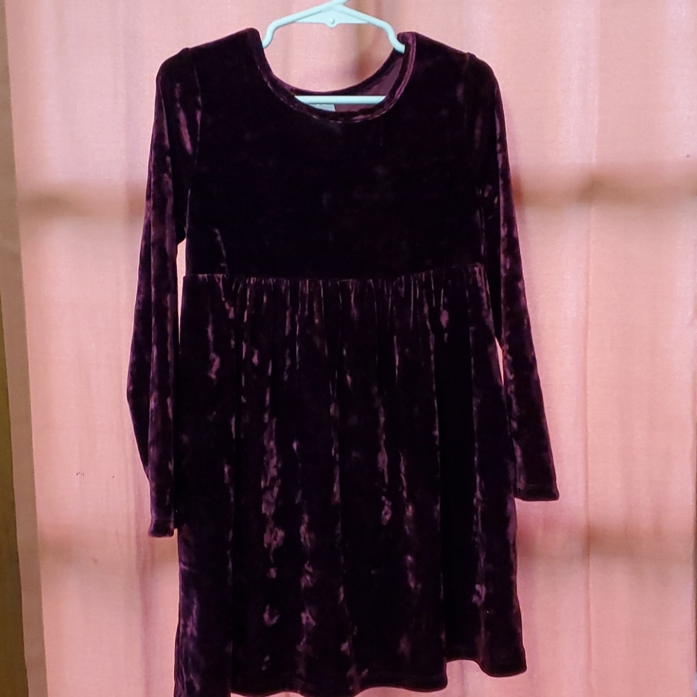 Purple Velvet Dress